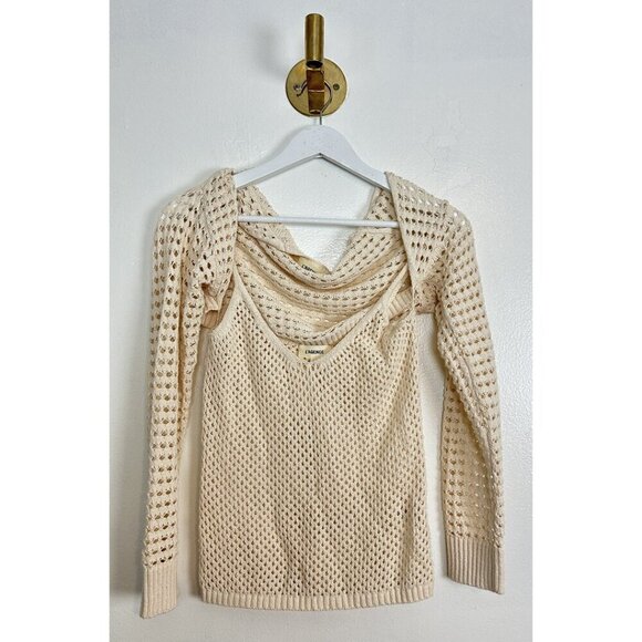 L'AGENCE Sammy Tank & Shawl in Ecru Size X-Small - Picture 4 of 11